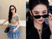 Đẹp - Không cần nhờ app chỉnh ảnh, "thần tiên tỷ tỷ" Lưu Diệc Phi giờ gầy đi thật rồi