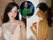 Đẹp - Thí sinh Đường lên đỉnh Olympia từ "mọt sách" hóa mỹ nhân siêu 3 vòng, khoe lưng trắng nõn liền được khuyên thi Miss Universe