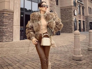 Thời trang - Bộ sưu tập quần "kéo dài" chân của Lệ Quyên