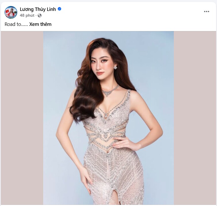 Bài đăng đầy ẩn ý của Lương Thùy Linh khiến nhiều người đồn đoán cô sẽ quay trở lại thi sắc đẹp.