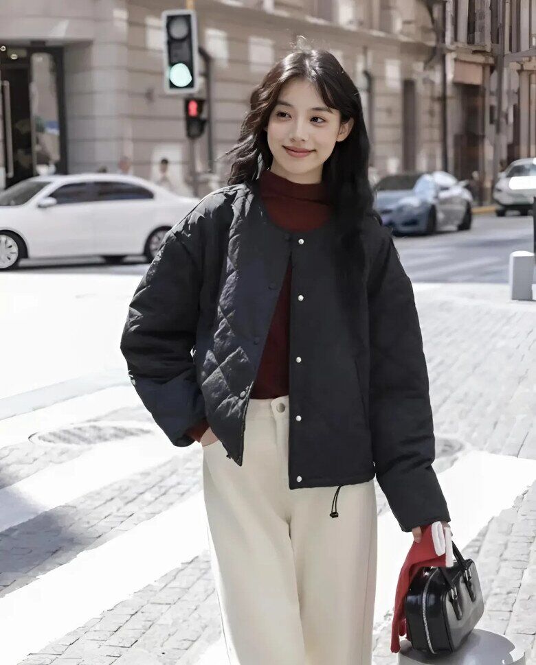 Chị em có thể chọn áo len đỏ để mặc trong hoặc ngoài áo khoác tối màu sẽ giúp diện mạo thêm nổi bật hoặc nếu e ngại khi diện màu đỏ, một món phụ kiện với gam màu này sẽ là điểm nhấn cho outfit.