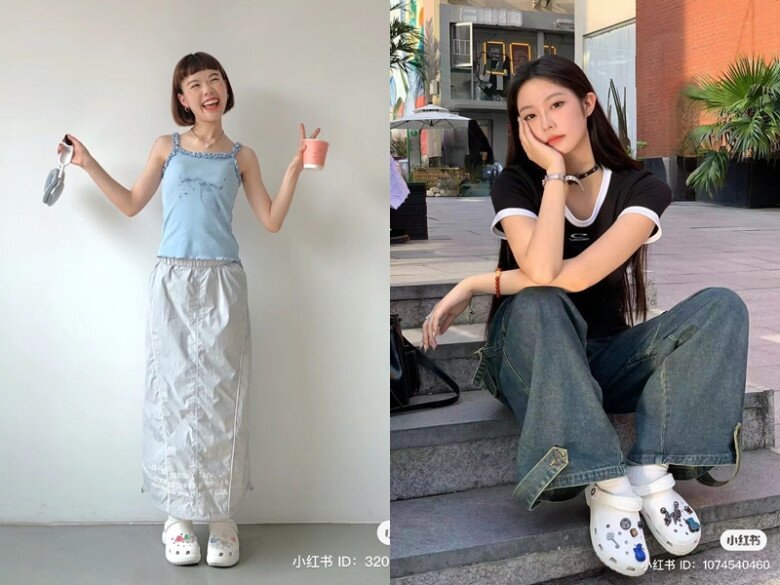 Nhờ chất liệu nhựa chống thấm, chống trơn trượt, dép sục không chỉ giúp chị em yên tâm di chuyển trong ngày mưa bão mà còn dễ dàng mixamp;match với nhiều trang phục khác nhau.