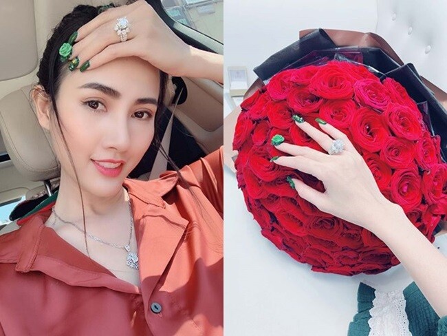 Cô từng được bạn trai tặng nhẫn hơn 5 tỷ.