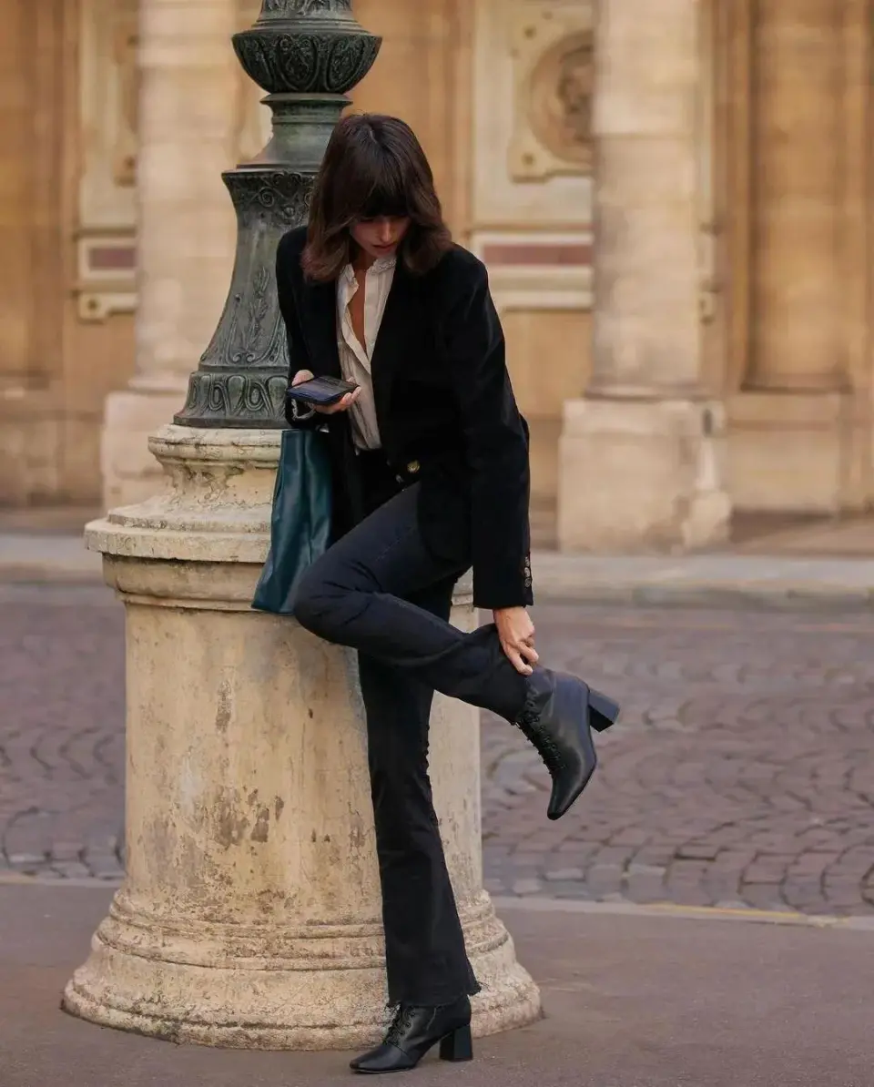 Làm thế nào để mang bốt ngắn mà không khiến chân còn amp;#34;một mẩuamp;#34;? 3 kiểu quần diện với bốt giúp kéo dài cả người - 1