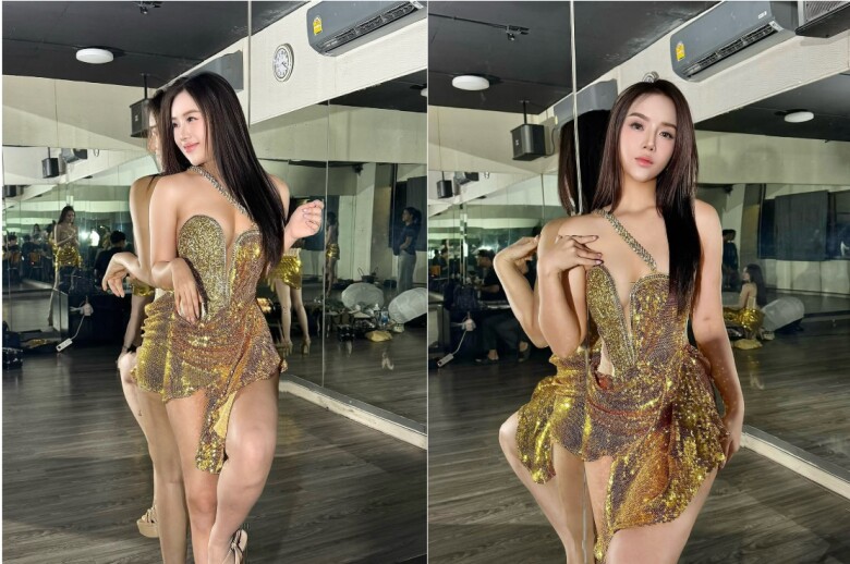 Phatcharamon Thepraksa có vóc dáng đầy đặn, quyến rũ. Trên mạng xã hội, cô tích cực tương tác với người theo dõi, chia sẻ câu chuyện truyền cảm hứng về nghị lực vượt qua xuất thân khó khăn.