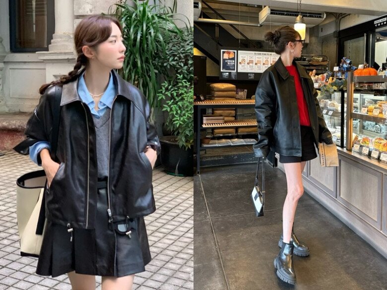 Từ ngày biết 8 cách phối đồ với áo khoác da sành điệu mà không bị amp;#34;một màuamp;#34;, tôi mặc lên ai cũng khen trẻ đẹp - 3