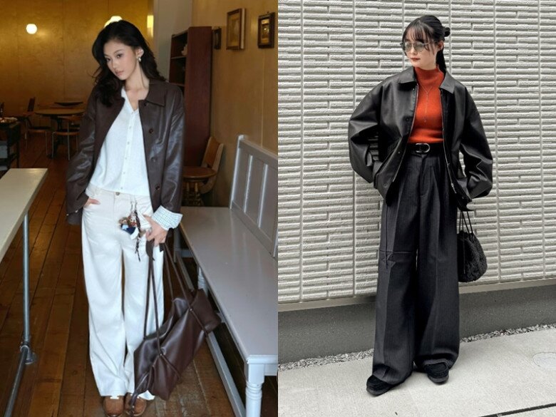 Từ ngày biết 8 cách phối đồ với áo khoác da sành điệu mà không bị amp;#34;một màuamp;#34;, tôi mặc lên ai cũng khen trẻ đẹp - 6