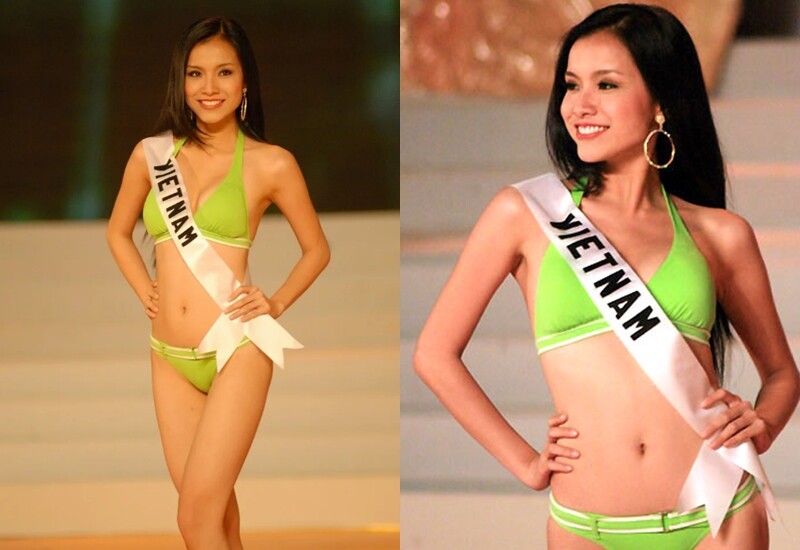 Đăng quang Hoa hậu Hoàn vũ Việt Nam 2008, Thùy Lâm từng gây ấn tượng mạnh với gương mặt đậm nét Á Đông cùng vóc dáng gợi cảm. Thời điểm ấy, cô sở hữu số đo 88-60-90 (cm), chiều cao 1m70, riêng vòng một 88cm gần chạm mốc “chuẩn vàng” 90cm.