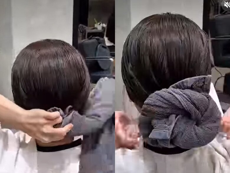 Tại sao quấn khăn sau khi gội đầu khiến tóc ngày càng mỏng? Các salon Hàn Quốc làm cách này giúp tóc khô nhanh, giảm rụng - 3