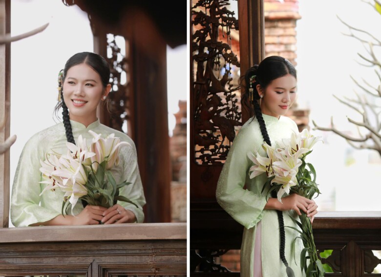 Ngoài ra, trong phong cách ăn mặc, cựu kình ngư cũng nữ tính hơn với trang phục mềm mại, dịu dàng.