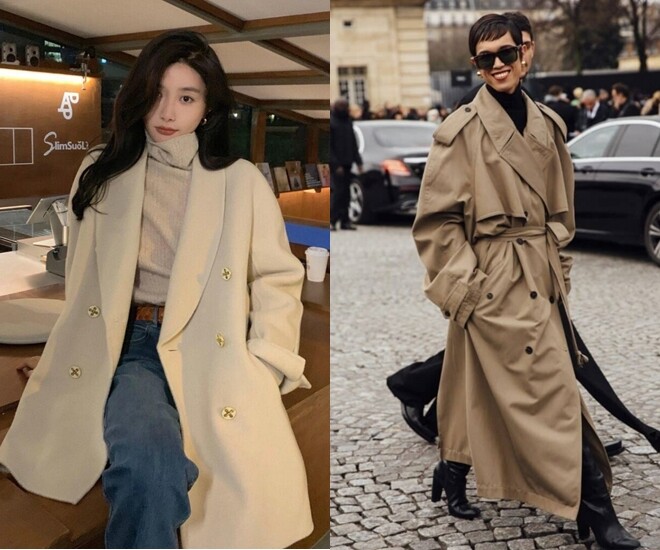 Dù bạn theo đuổi phong cách nhẹ nhàng hay cá tính, combo áo len oversize và áo khoác luôn là công thức “chuẩn không cần chỉnh” để tỏa sáng trong mùa thu đông năm nay.