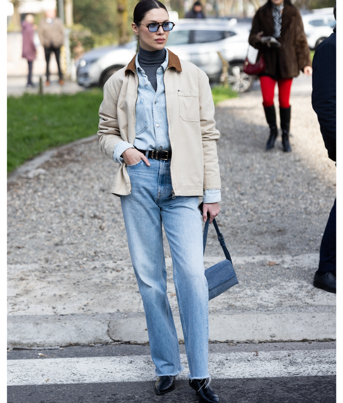 Sau khi thử loạt outfit mùa lạnh, đây là 4 kiểu áo đẹp mặc cùng quần jeans giúp tôi sang như quý cô nước Pháp - 2