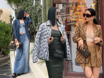 Không chơi style giàu ngầm, Lệ Quyên có hẳn bộ sưu tập áo khoác mặc lên là toát mùi tiền, xa xỉ thấy rõ