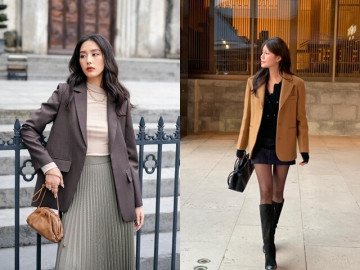 Hãy mặc áo khoác blazer theo cách này vào mùa thu, đảm bảo đẹp mãn nhãn đến nỗi ai nhìn cũng xuýt xoa