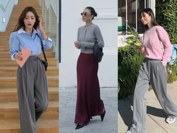 Từ ngày biết 5 công thức mặc đồ màu xám mùa lạnh, tôi chẳng còn diện đồ đen già chát, ai cũng khen trẻ xinh