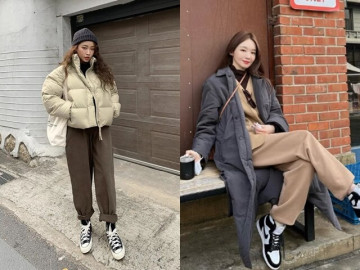 Tại sao giày thể thao bị xếp xó khi phối với áo phao? Phong cách thời thượng năm nay là diện với 3 kiểu áo này