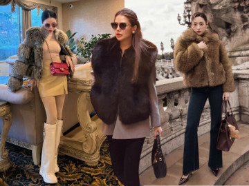Mặc áo khoác lông vừa sang vừa trẻ như mỹ nhân Việt, chị em hóa thành quý cô giàu ngầm
