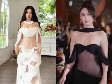 Nữ hoàng nội y sắp bị tước danh xưng vào tay mỹ nhân Việt có visual y hệt, gu ăn mặc hở bạo chẳng kém Ngọc Trinh