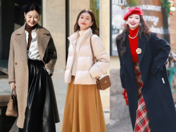 Thử cả trăm kiểu váy, tôi rút ra 4 mẫu đỉnh chóp phối với áo phao hay áo khoác dài đều đẹp và hack dáng xuất sắc