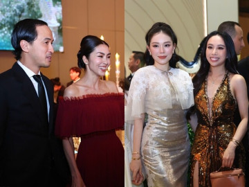 Mỹ nhân Việt lên đồ sang chảnh dự đám cưới Tiên Nguyễn: 2 con dâu nhà tỷ phú một 9 một 10, Quỳnh Anh Shyn hở bạo