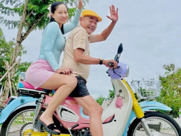 Gu mặc của vợ nghệ sĩ Việt Anh