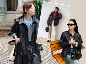 Thời trang - Từ ngày biết 8 cách phối đồ với áo khoác da sành điệu mà không bị "một màu", tôi mặc lên ai cũng khen trẻ đẹp