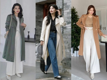 Sau khi trời trở lạnh, tôi nhận ra quần ống rộng vẫn không lỗi mốt, phối với 3 kiểu giày này lại trở thành xu hướng