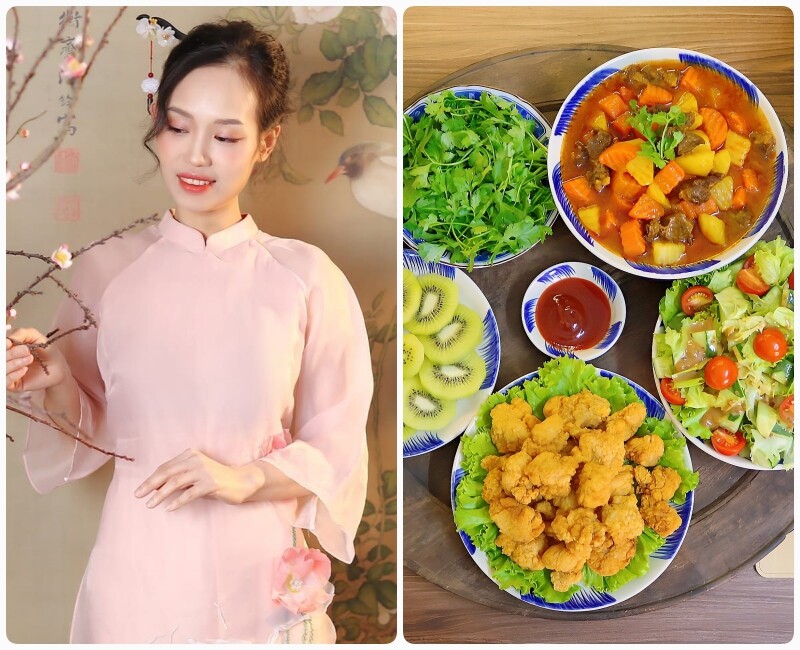 Là người chỉn chu lại yêu bếp nên chị Vũ Thu Hương luôn chuẩn bị được những mâm cơm tươm tất cho cả nhà. Các mâm cơm chị nấu luôn gần gũi, hương vị hấp dẫn. Hãy tham khảo các mâm cơm nhà chị Hương dưới đây: