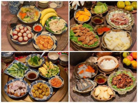 Mẹ đảm 3 con mê nấu ăn, thích cảm giác được chồng ôm eo hỏi “bà xã nay chiêu đãi món gì”