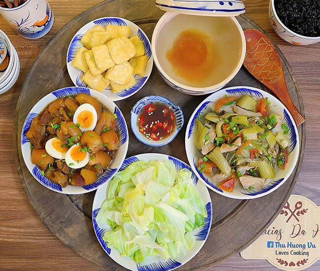 Cơm tối siêu ngon.