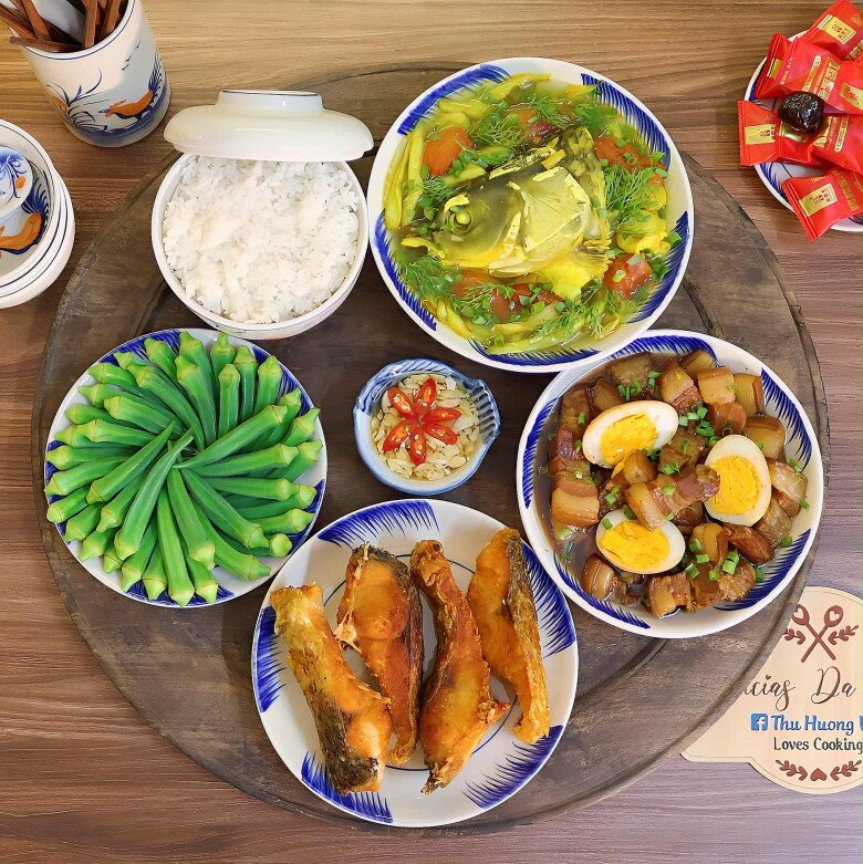 Bữa cơm siêu ngon cho gia đình.