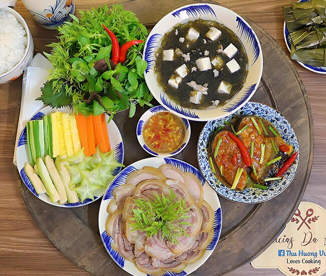 Cơm tối siêu ngon.