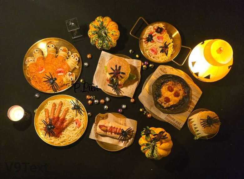 Mâm tiệc Halloween bé mê tít của mẹ đảm: Vừa rùng rợn nhẹ, vừa ngon khó cưỡng, làm trong 2,5 tiếng - 2