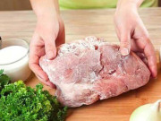Bếp Eva - Rã đông thịt lợn, dùng 2 nguyên liệu này, chỉ 10 phút là mềm ngay, hương vị như mới mua