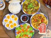 Hôm nay nấu gì: Cơm tối ngon, cân bằng dinh dưỡng