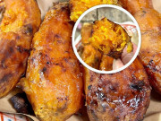 Bếp Eva - Cách nướng khoai róc vỏ, tươm mật của mẹ đảm, nhìn chỉ muốn làm thử ngay!