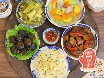 Hôm nay nấu gì: Cơm tối đậm vị nhà vừa ngon lại trôi cơm