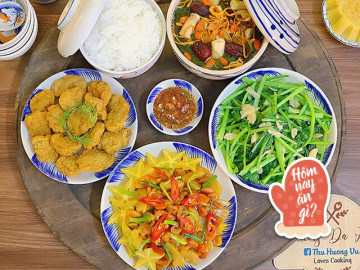 Bếp Eva - Hôm nay nấu gì: Bữa cơm 4 món cả nhà ăn hết sạch, bõ công vào bếp