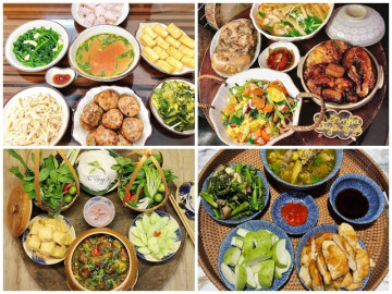 Gợi ý 14 mâm cơm đủ món hấp dẫn lại dễ nấu cho cả nhà, mùa nào ăn cũng hợp