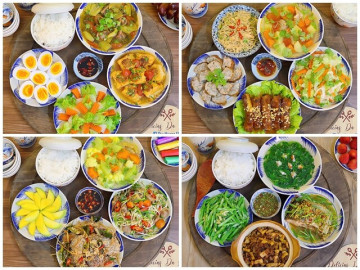 Nhìn 15 mâm cơm này mới hiểu vì sao bữa cơm nhà luôn là điều đáng nhớ