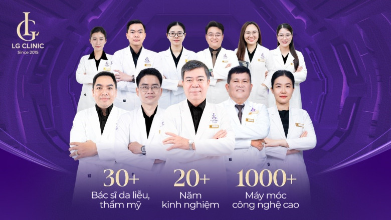 LG Clinic quy tụ đội ngũ bác sĩ chuyên khoa giàu kinh nghiệm trong lĩnh vực da liễu