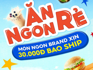 Nuông chiều các tín đồ ẩm thực, ShopeeFood mang dàn thương hiệu hot đổ bộ Ăn Ngon Rẻ với giá chỉ từ 30.000 đồng