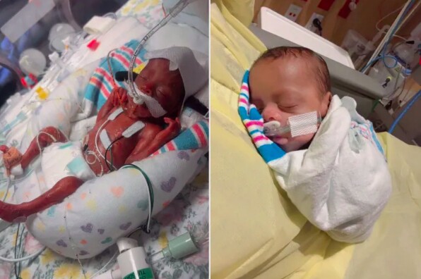 Chiếc bánh quy nhỏ những ngày mới chào đời.