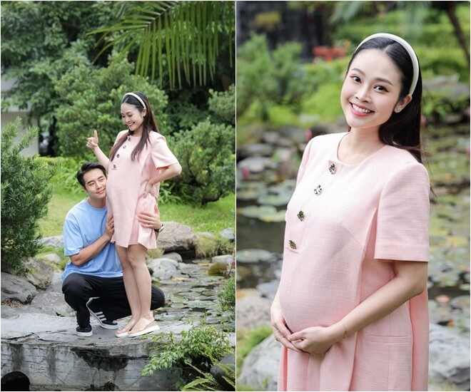 Loạt khoảnh khắc hạnh phúc khi mang bầu được Thùy Linh chia sẻ.