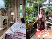 Nhà đẹp - Cuộc sống hiện tại của mẹ đơn thân Elly Trần trong cơ ngơi đầy màu xanh và thú vui làm cô lấm lem cả người
