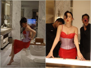 Đang bị đồn rạn nứt với chồng, cô Tiên của showbiz Việt khoe loạt ảnh nóng rực, được một người đàn ông kéo khóa váy