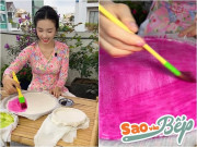 Bếp Eva - Á hậu Việt làm món giải nhiệt mà dân mạng tưởng vẽ tranh, đòi gửi cô đi thi Vua Đầu Bếp