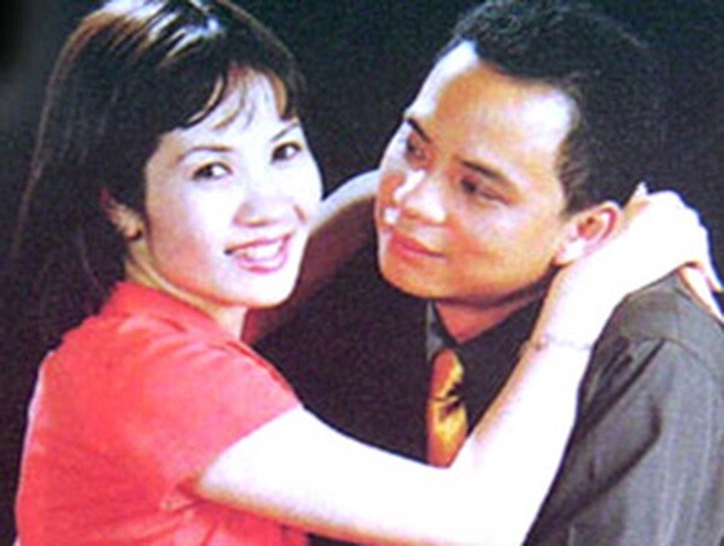 Nguyệt Hằng và ông xã Anh Tuấn.