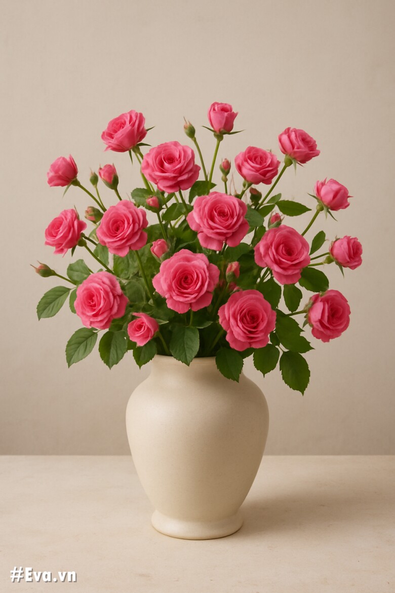 Cắm một loại hoa là cách đơn giản nhất để không bị rối khi không sành cách cắm.