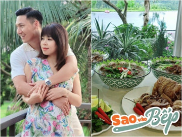 Bữa ăn ở biệt thự trên cao của vợ Mạnh Trường ai cũng xuýt xoa khen nhưng nam diễn viên bình luận ngã ngửa